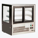 Counter top square glass cold food display 660x530x730 - GN-660RT