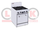 LKK LKKOB4D+O 4 Gas Open Burner Cooktop + Standard Oven