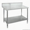 0900-6-WBB Economic 304 Grade Stainless Steel Bench with splashback 900x600x900