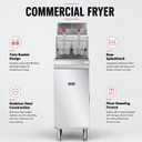 GasMax Superfast LPG Gas Tube Fryer - RC300ELPG