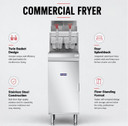 GasMax Superfast LPG Gas Tube Fryer - RC400ELPG