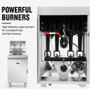 GasMax Superfast Natural Gas Tube Twin Vat Fryer - RC400TE