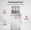 GasMax Superfast LPG Gas Tube Fryer - RC500ELPG
