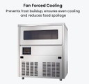 Blizzard SN-101B Commercial Ice Maker – 100kg Full Cube Ice Machine