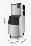 Blizzard SN-700P 310kg Modular Ice Maker with 170kg Bin | 10A