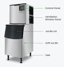 Blizzard Ice Maker Air-Cooled - SN-700P
