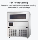  Blizzard SN-81B 80kg Underbench Commercial Cube Ice Machine