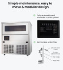  Blizzard SN-81B 80kg Underbench Commercial Cube Ice Machine