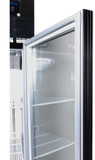 Thermaster SUCG1000B 1000L 2-Door Upright Display Fridge | Black S/S