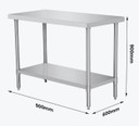 WB6-0900/A Stainless Steel Workbench