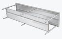 Modular System Stainless Steel Workbench - WB6-2400/A