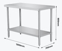 Modular System Stainless Steel Workbench - WB7-1200/A