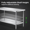 Premium Stainless Steel Workbench - WB7-1500/A