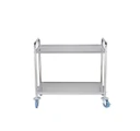 Modular Systems YC-102 2-Shelf Stainless Steel Utility Trolley (150kg Capacity)