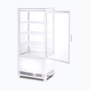 Bromic CT0080G4WC-NR - Countertop Fridge - 80L - 1 Door - Curved Glass - White