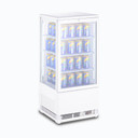 CT0080G4W-NR Bromic Countertop Fridge 78L LED Single Door - Flat Glass