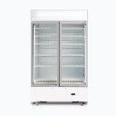 Bromic GM1000LCASW Cassette Flat Glass 2 Door LED Upright Display Chiller White 960L Bromic GM1000LCASW Cassette Flat Glass 2 Door LED Upright Display Chiller White 960L