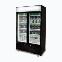 Bromic Upright Display Fridge - 960L - 2 Doors - Flat Glass - Cassette