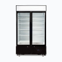 Bromic Upright Display Fridge - 960L - 2 Doors - Flat Glass - Cassette