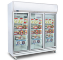 UF1500LF 1507L Upright Display Freezer Flat Glass Door LED Bromic