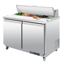 Polar GD882-A U-Series Double Door Prep Counter Fridge 405Ltr Polar GD882-A U-Series Double Door Prep Counter Fridge 405Ltr
