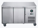 FED-X XUB7C13S2V 2-Door Stainless Steel Commercial Underbench Storage Fridge (282L)