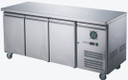 FED-X S/S Three Door Bench Fridge - XUB7C18S3V
