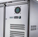 FED-X XUB7F13S2V 282L 2 Solid Door Stainless Steel Underbench Commercial Storage Freezer