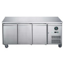 XUB7F18S3V FED-X S/S Three Door Bench Freezer 417 Lt 1795mm Width