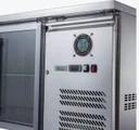 FED-X XUB7C13G2V 282L 2 Glass Door Stainless Steel Underbench Commercial Storage Display Fridge
