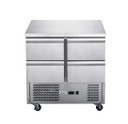 FED-X Four Drawer Compact Workbench Fridge - XGNS900-4D FED-X Four Drawer Compact Workbench Fridge - XGNS900-4D