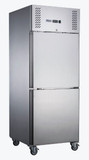 FED-X S/S Two Half Door Upright Freezer - XURF600S1V