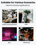 FED-X S/S Two Full Glass Door Upright Fridge - XURC1200G2V