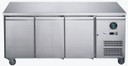 FED-X S/S Three Door Bench Fridge - XUB6C18S3V