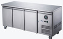 FED-X S/S Three Door Bench Fridge - XUB6C18S3V