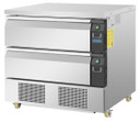 Polar DA996-A U-Series 2 Drawer Counter Fridge Freezer 4xGN