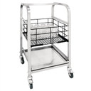 CL269 Vogue 3 Tier Glass Racking Trolley for 425mm Baskets CL269 Vogue 3 Tier Glass Racking Trolley for 425mm Baskets