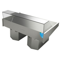 FSG1500 Multiplexable Serve-over Refrigerated Fish Open Display 1540mm