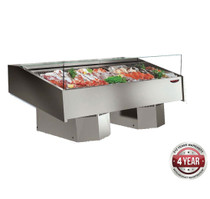 FSG1500 Multiplexable Serve-over Refrigerated Fish Open Display 1540mm