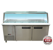 PG180FA-YG Cold Salad & Noodle Bar 5 x 1/1 GN Pans