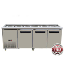 PG210FA-B Bench Station Three Door - 6 × 1/1 GN Pans