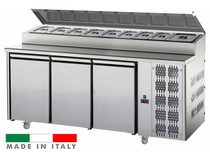 Mastercool 3 Door Undercounter Pizza/Salad Prep Fridge TF03MIDGNSK