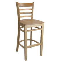 Florence Barstool - Natural - Timber Seat