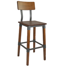 Genoa Barstool 730H - Timber Seat/Backrest