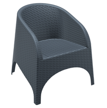 Aruba Tub Chair - No Cushion - Anthracite