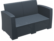 Monaco Lounge Sofa - With Cushions - Anthracite