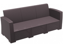 Monaco Lounge Sofa XL - No Cushions - Chocolate