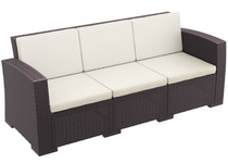 Monaco Lounge Sofa XL - With Cushions - Chocolate
