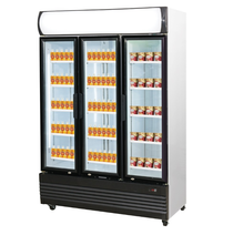 LG-1200GEF 1046 Litre Triple Door Upright Glass Door Combined Fridge & Freezer 
