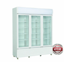 Three Glass Door Colourbond Upright Drink Fridge - LG-1203GE